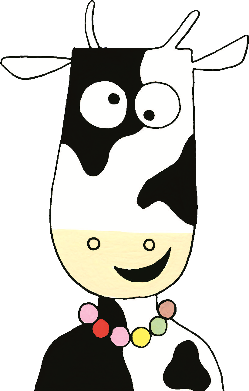 Mad Cow Beads - Cartoon Clipart (1308x1308), Png Download