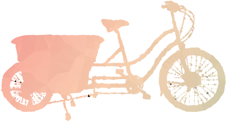 Bicycle Naxart Canvas Print Printing - Naxart 'bicycle Collection 1' Framed Graphic Art Print Clipart (900x900), Png Download