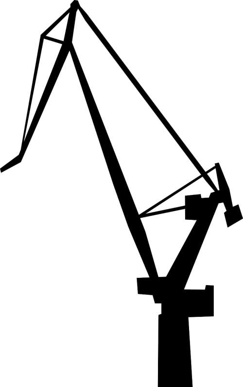 Free Photos Shipbuilding Search Download Needpix Com - Crane Silhouette Png Clipart (500x794), Png Download