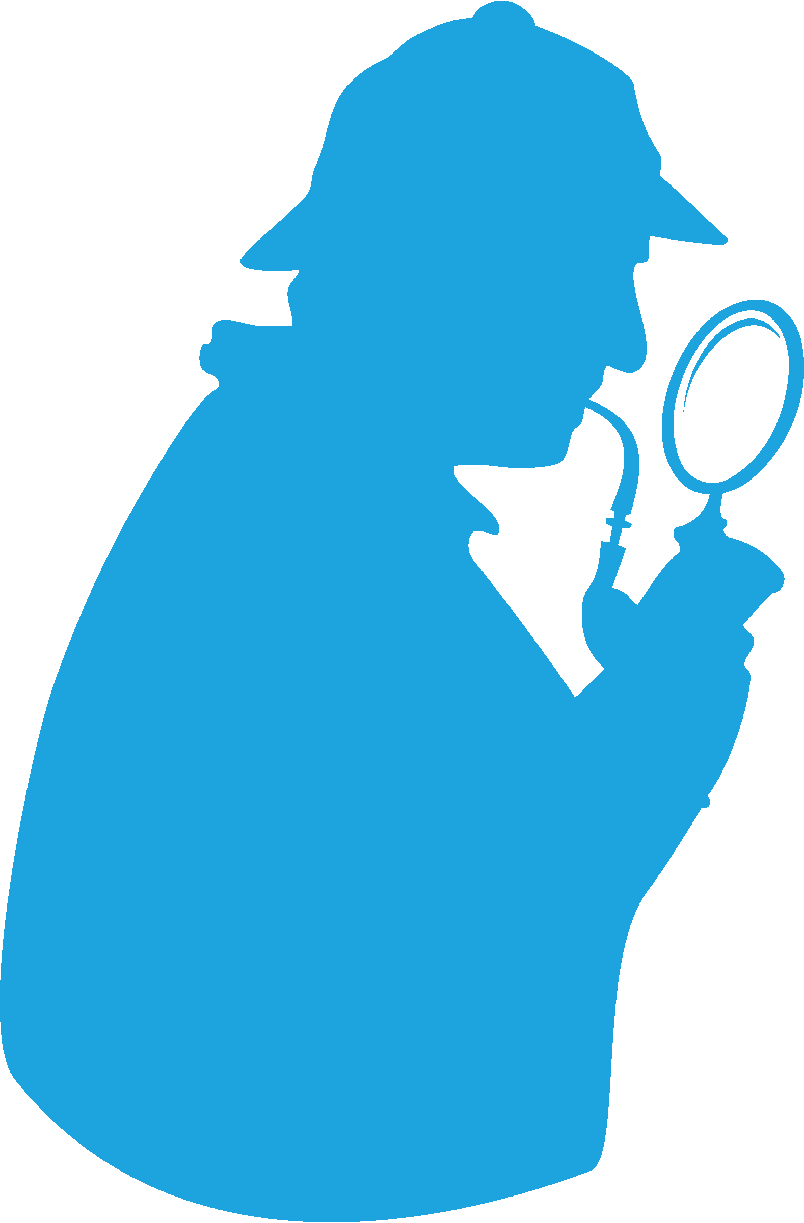 Safety Comprehensive Criminal Background - Sherlock Holmes Magnifying Glass Clipart (1578x2400), Png Download