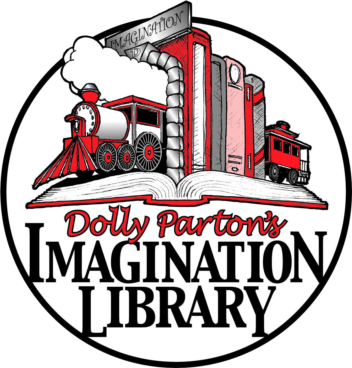 Dolly Parton's Imagination Library - Dolly Parton Imagination Library Logo Clipart (1262x1262), Png Download