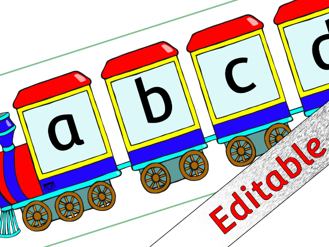 Steam Train Alphabet Clipart (658x494), Png Download