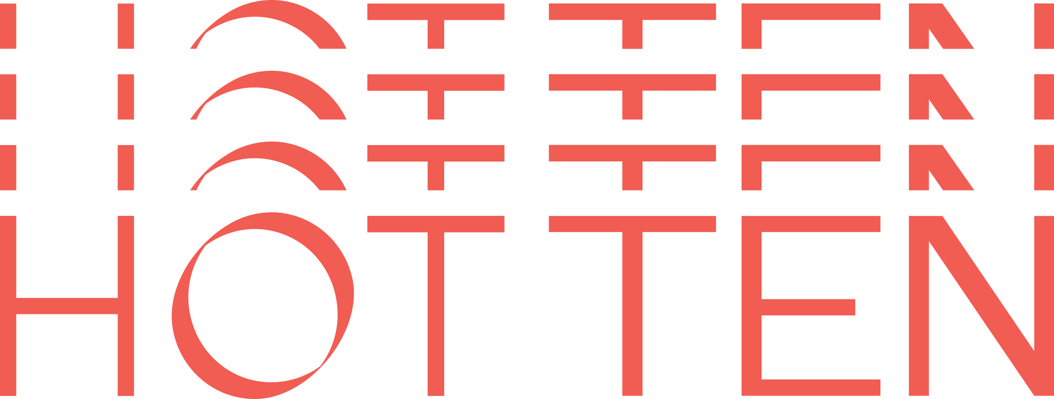 Hot Ten - Circle Clipart (2126x806), Png Download