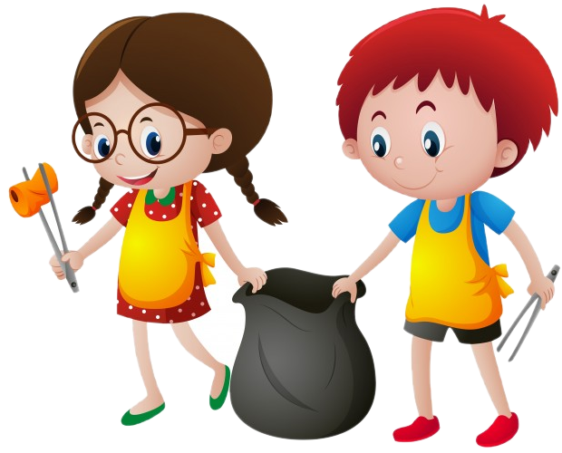 Clean Up Days - Niño Recogiendo Basura Clipart (626x510), Png Download