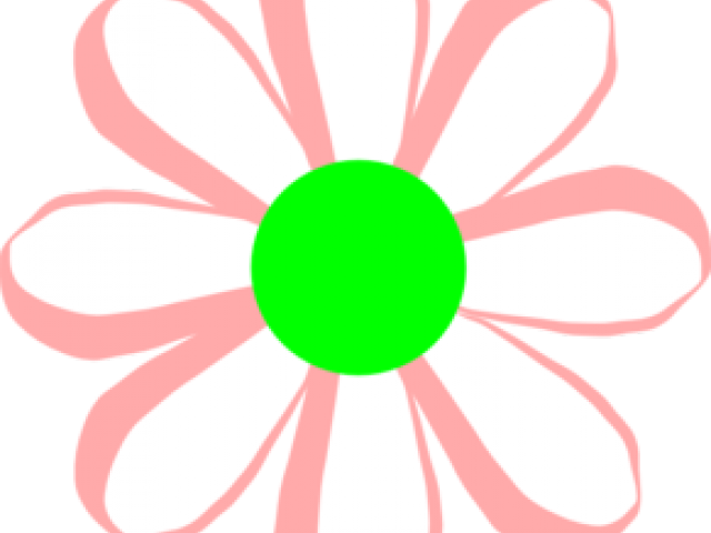 Daisy Clipart Green Daisy - Illustration - Png Download (640x480), Png Download
