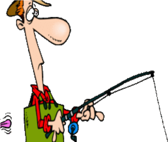 Barbecue Clipart Smoking Meat - Fishing Cartoon - Png Download (640x480), Png Download