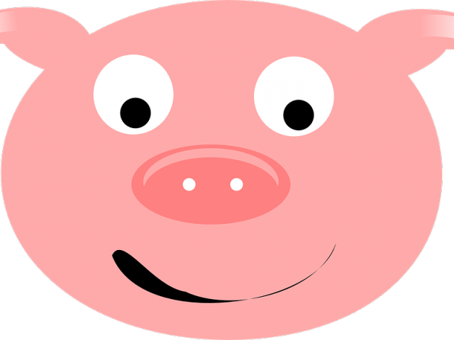 Pork Clipart Pig Face - Cartoon - Png Download (640x480), Png Download