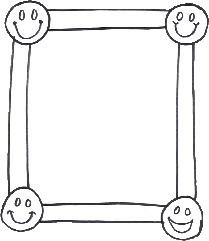 Stationery Borders - Picture Frame Clipart (697x800), Png Download
