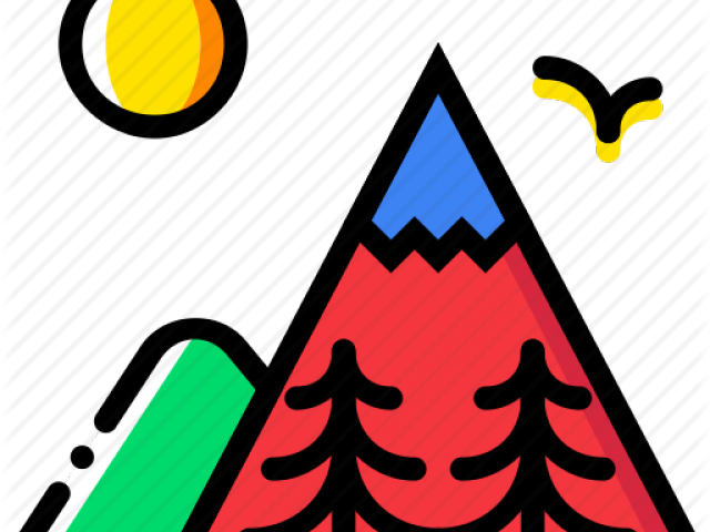 Outdoor Clipart Mountain Side - Icon - Png Download (640x480), Png Download