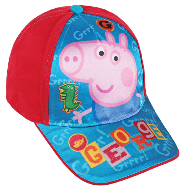 Cappellino Con Visiera Peppa Pig George - Peppa Pig Kinder Cap - Peppa Wutz Mütze Clipart (900x959), Png Download