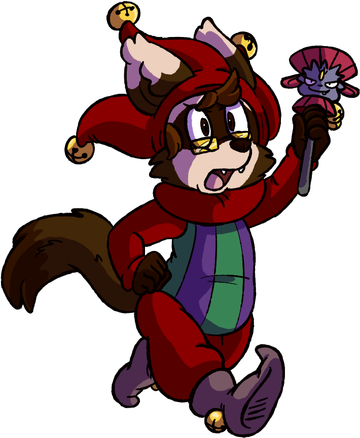 The Ferret Jester - Ferret Clipart (747x892), Png Download