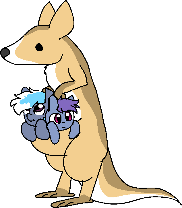 Nootaz, Commission, Cute, Gay, Kangaroo, Male, Noxydrip, Clipart (634x725), Png Download