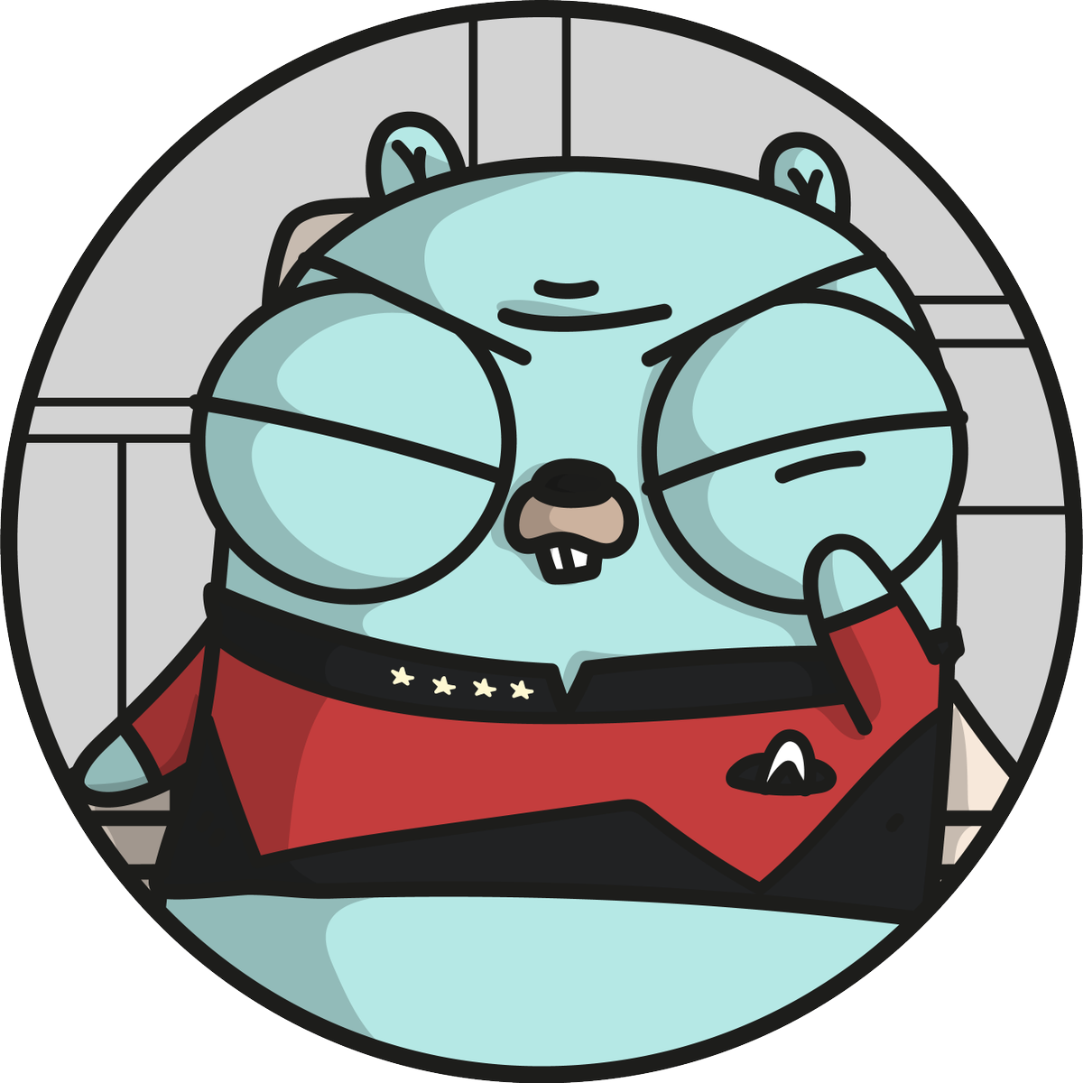 Golang Gophers By Ashley Mc Namara Clipart - Full Size Clipart ...