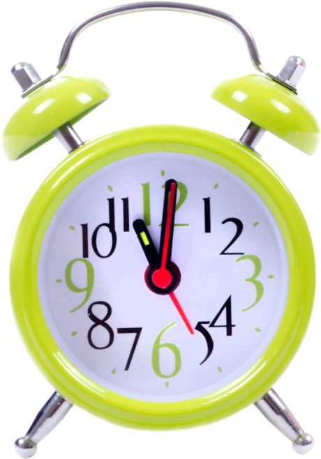 Alarm Png Image Pngpix Download - Quartz Twin Bell Alarm Clock With Light (1h58) - Green Clipart (500x687), Png Download