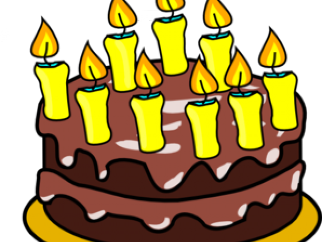 Birthday Candles Clipart Birthday Cake 9 - Happy Birthday Cakes Clipart - Png Download (640x480), Png Download