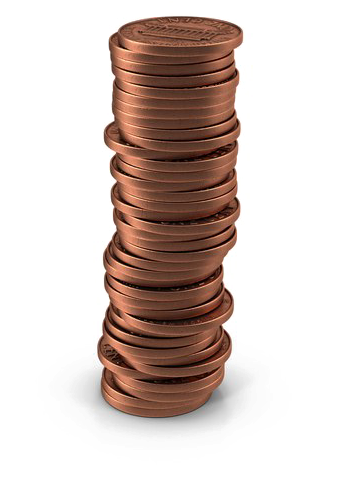 Penny Png Download Free Png Penny Png Pic Dlpng - Stack Of Pennies Png Clipart (600x600), Png Download