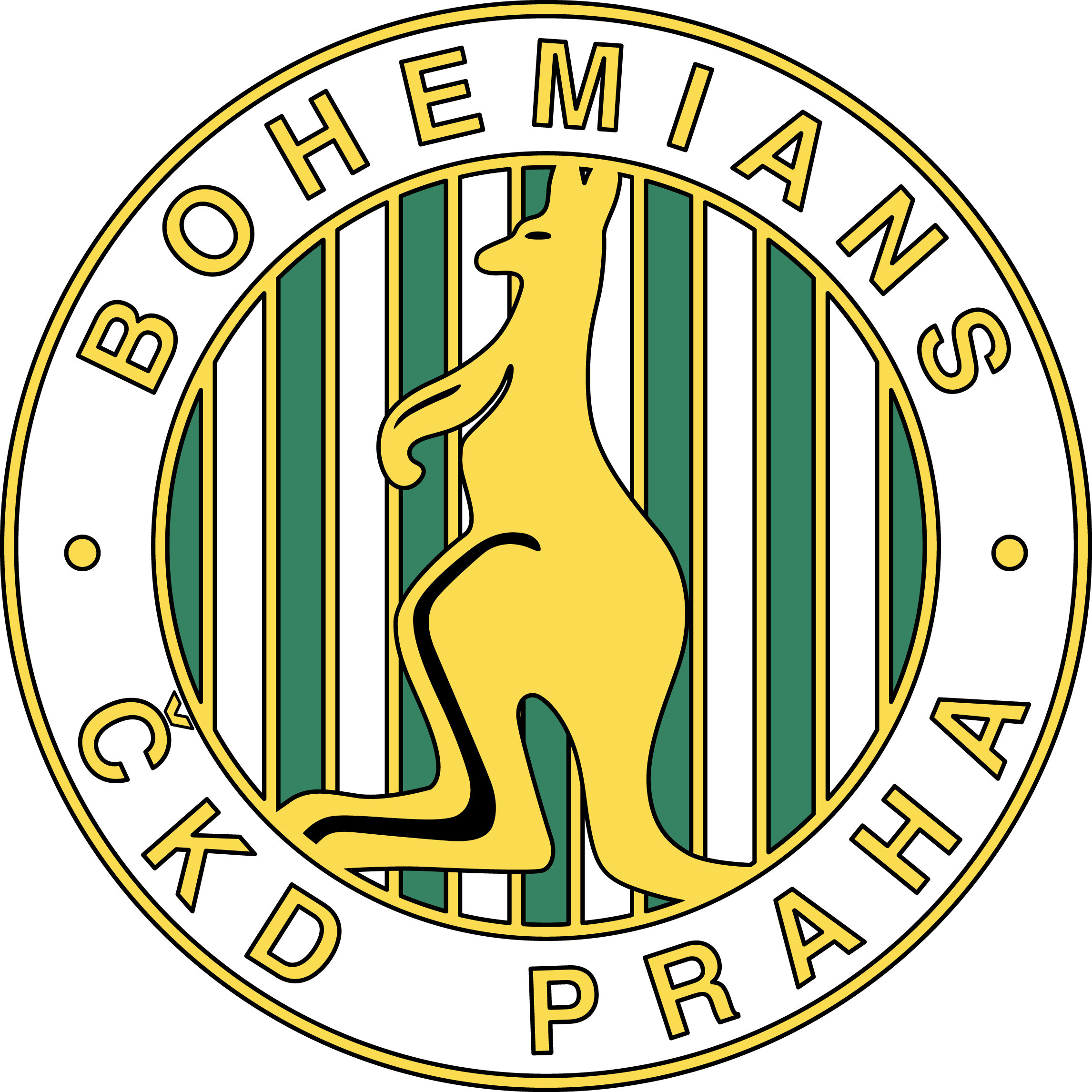 Ckd Bohemians Praha Crests, Badges, Soccer, Futbol, - Bohemians 1905 Clipart (2292x2292), Png Download