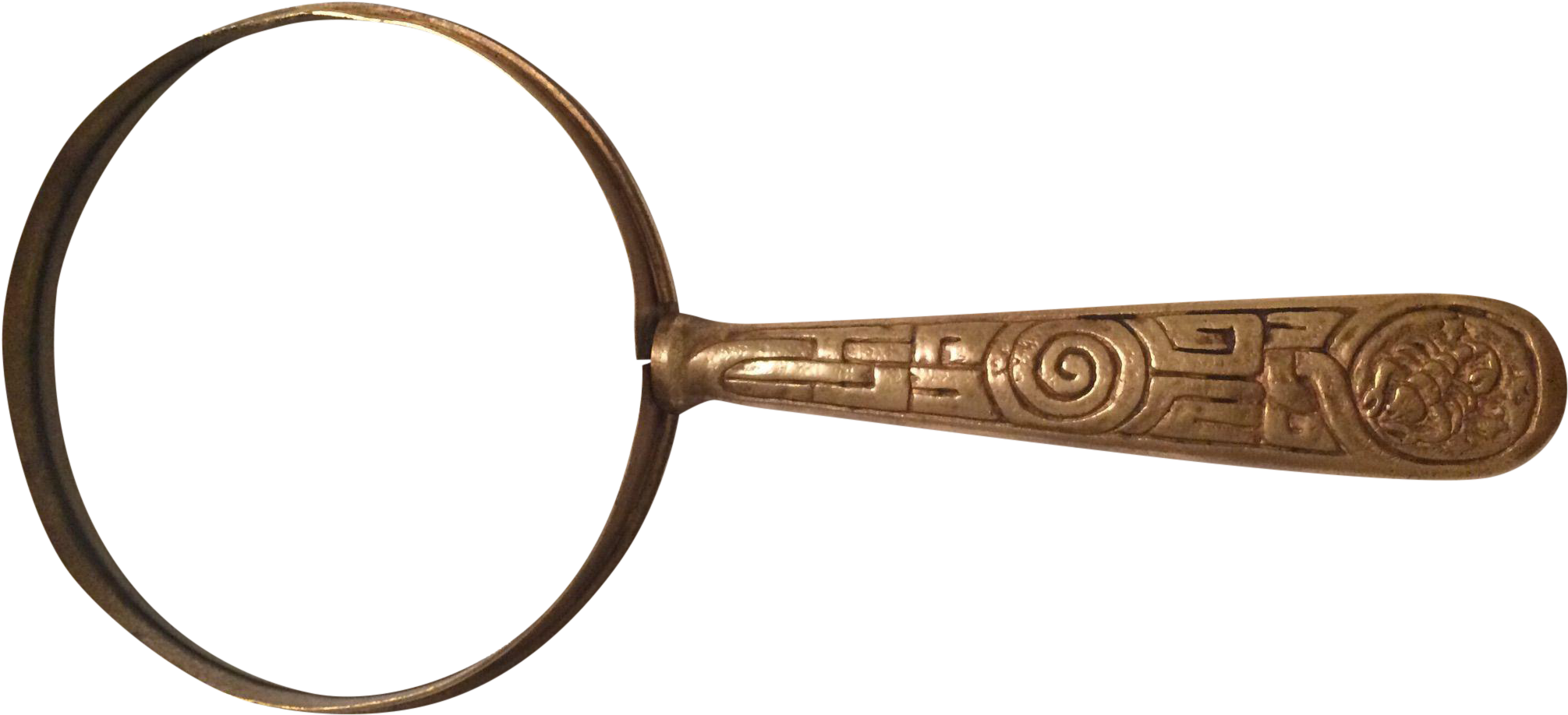 Tiffany Studios Bronze Magnifying Glass - Vintage Magnifying Glass Png Clipart (2272x1704), Png Download