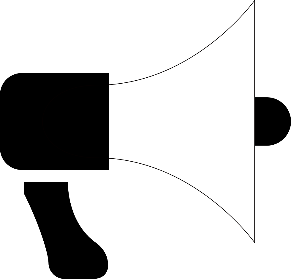 Megaphone Comments - Scalable Vector Graphics Clipart (980x941), Png Download