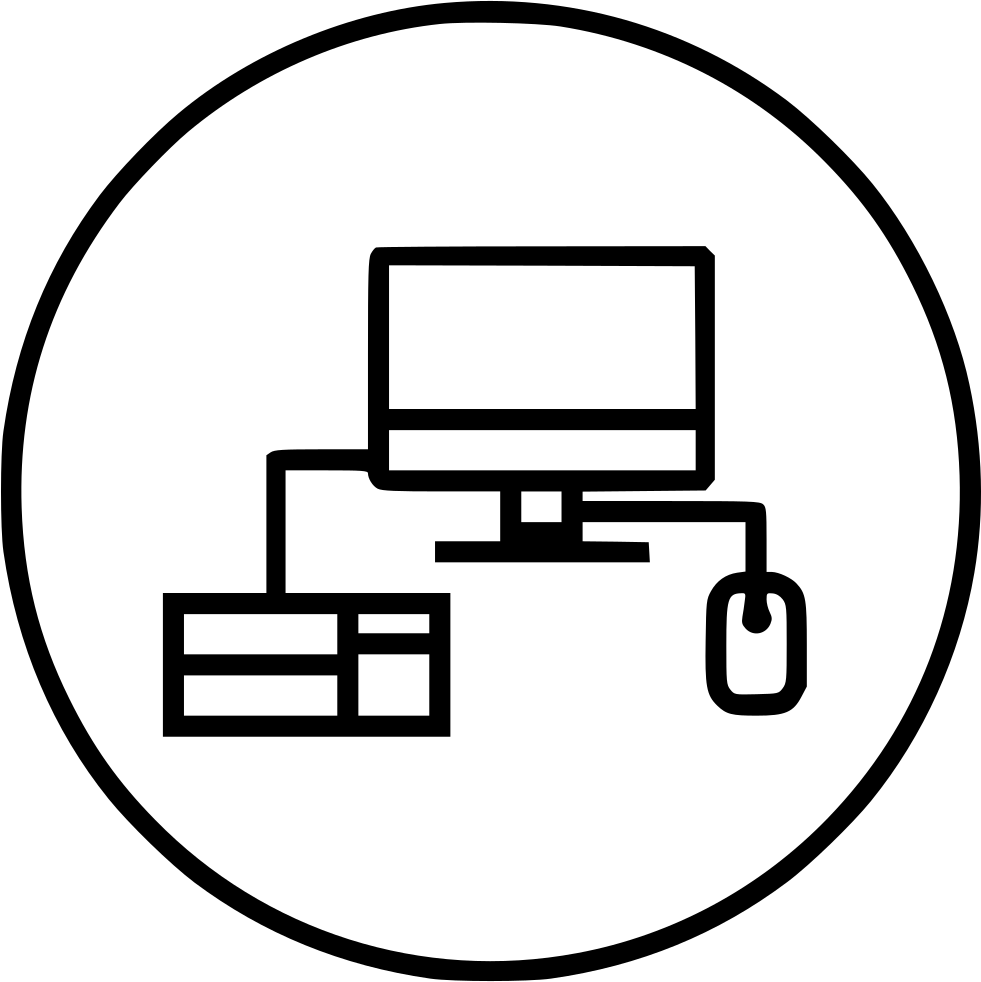 Laptop Computer Lab Study Mouse Click Keyboard Type - Computer Keyboard Clipart (981x982), Png Download