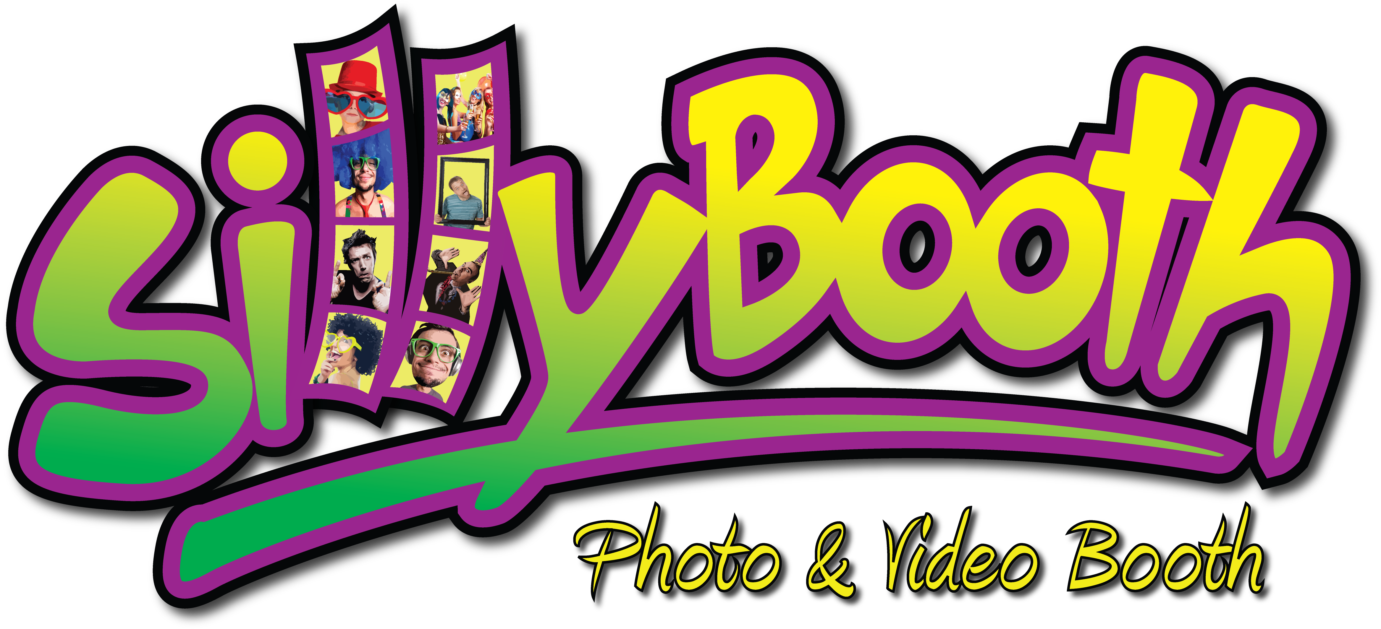Silly Photo Booth Rentalsilly Photo Booth Rental Clipart (4961x2232), Png Download