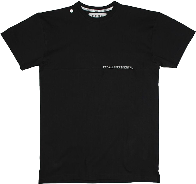 Etma Black Tee 2 - Shirt Clipart (1000x1000), Png Download