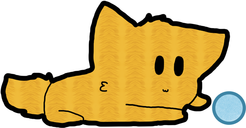 Xxblueberrykitxx Doodle 2 Cat Playing With Yarn By - Cat Clipart (822x430), Png Download