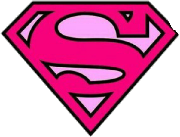 Reportar Abuso - Superman Logo Pink Clipart (720x1280), Png Download