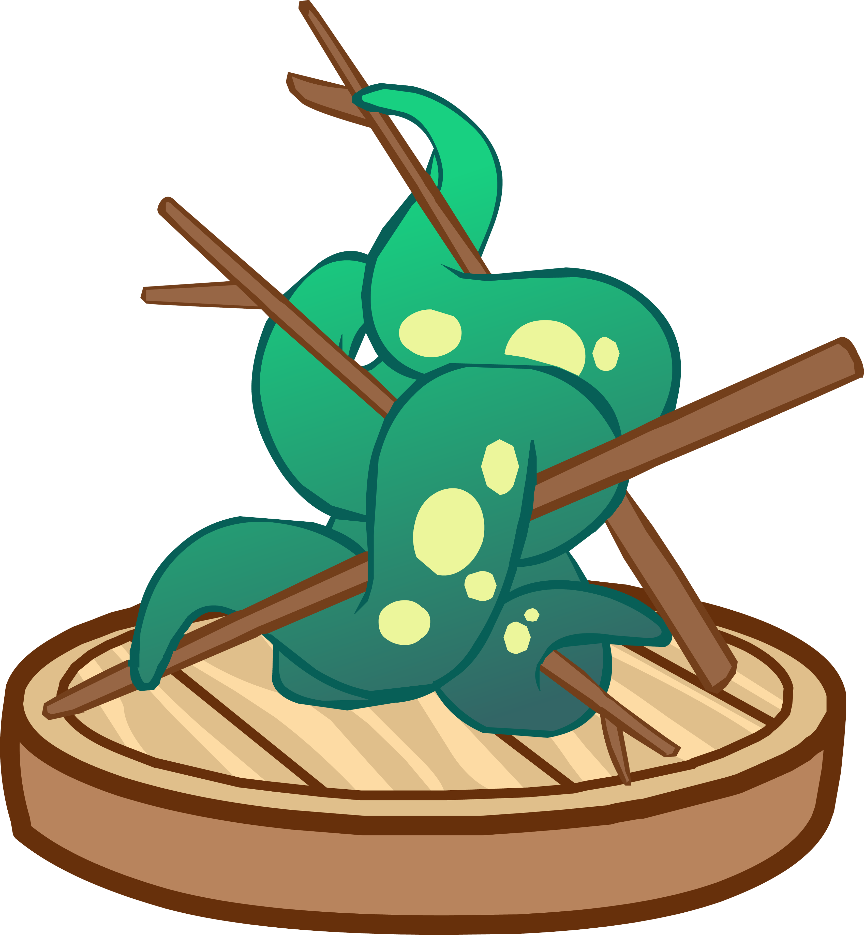 Squid Sticks Icon - Portable Network Graphics Clipart (3398x3678), Png Download