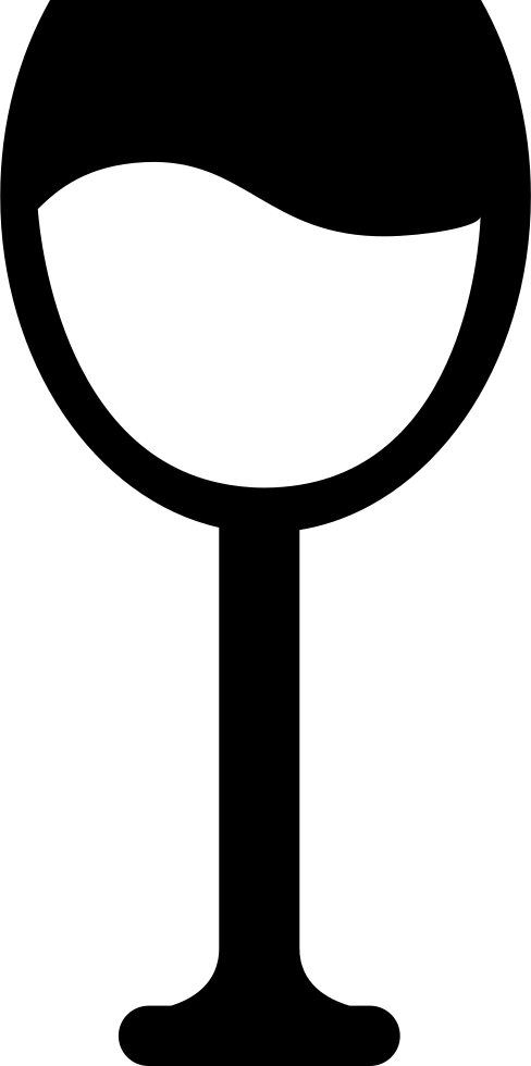 - Wine Glass Clipart Png , Png Download - Scalable Vector Graphics Transparent Png (488x980), Png Download