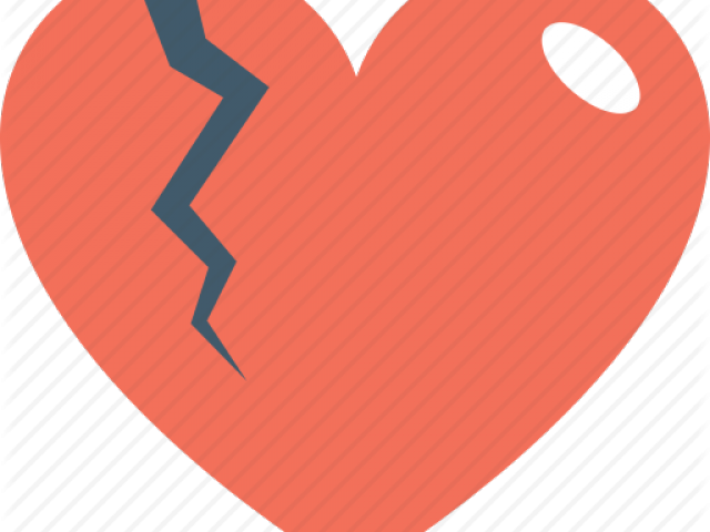 Broken Heart Clipart Divorced - Divorce - Png Download (640x480), Png Download