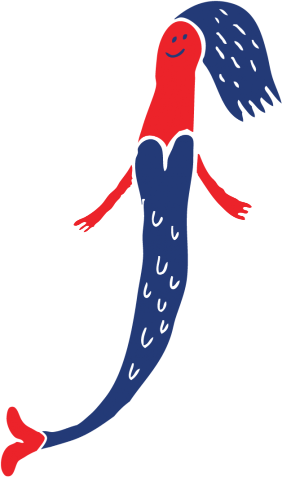 Sasha The Mermaid - Gumtoo Nautical - Designer Temporary Tattoos Clipart (988x988), Png Download