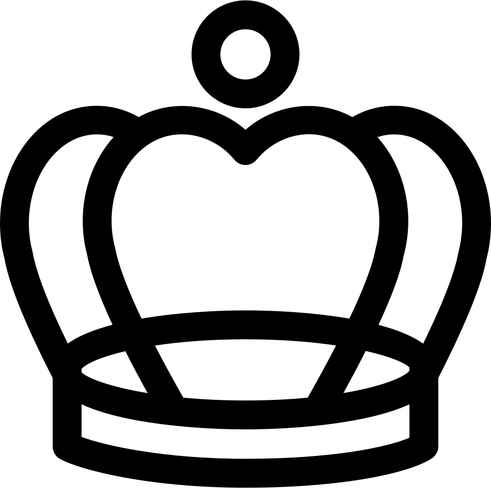 Royalty Elegant Vintage Crown Comments - El Contorno De Una Corona Clipart (980x974), Png Download