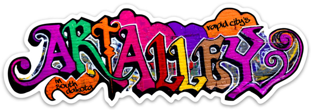 Art Alley Sticker Clipart (1023x362), Png Download