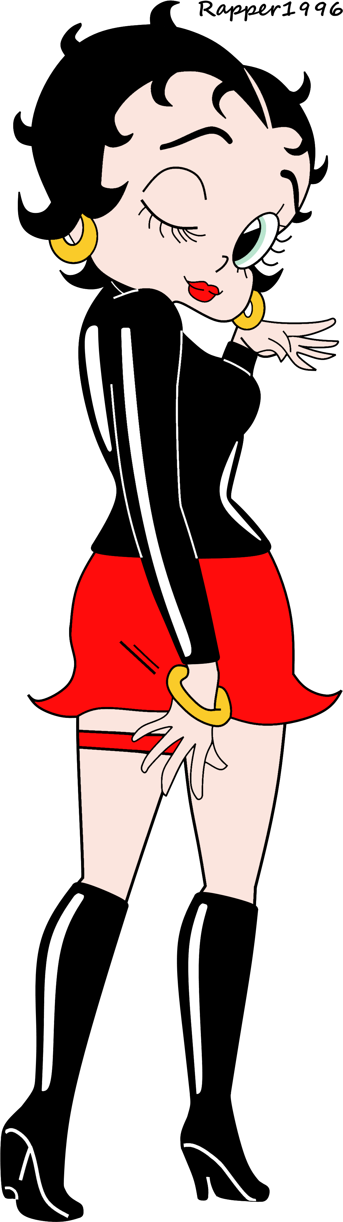 Betty Boop Hermosa - Betty Boop Render Clipart (1157x4002), Png Download