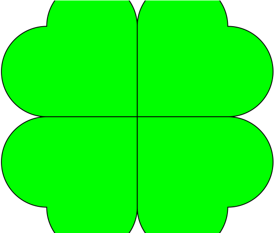 Rare Clipart Four Leaf Clover - Four-leaf Clover - Png Download (640x480), Png Download