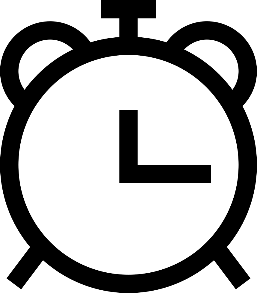 Alarm Clock Comments - Download Clipart (858x980), Png Download