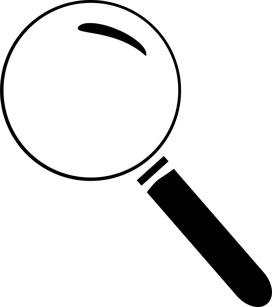 Magnifying Glass Clipart Png , Png Download - Magnifying Glass Drawing Transparent (868x980), Png Download