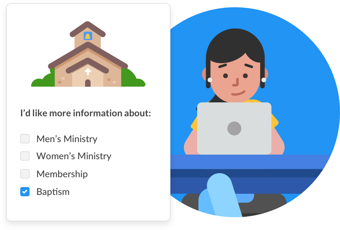 Give People A Way To Request Prayer And Automatically - Cartoon Clipart (1400x1100), Png Download