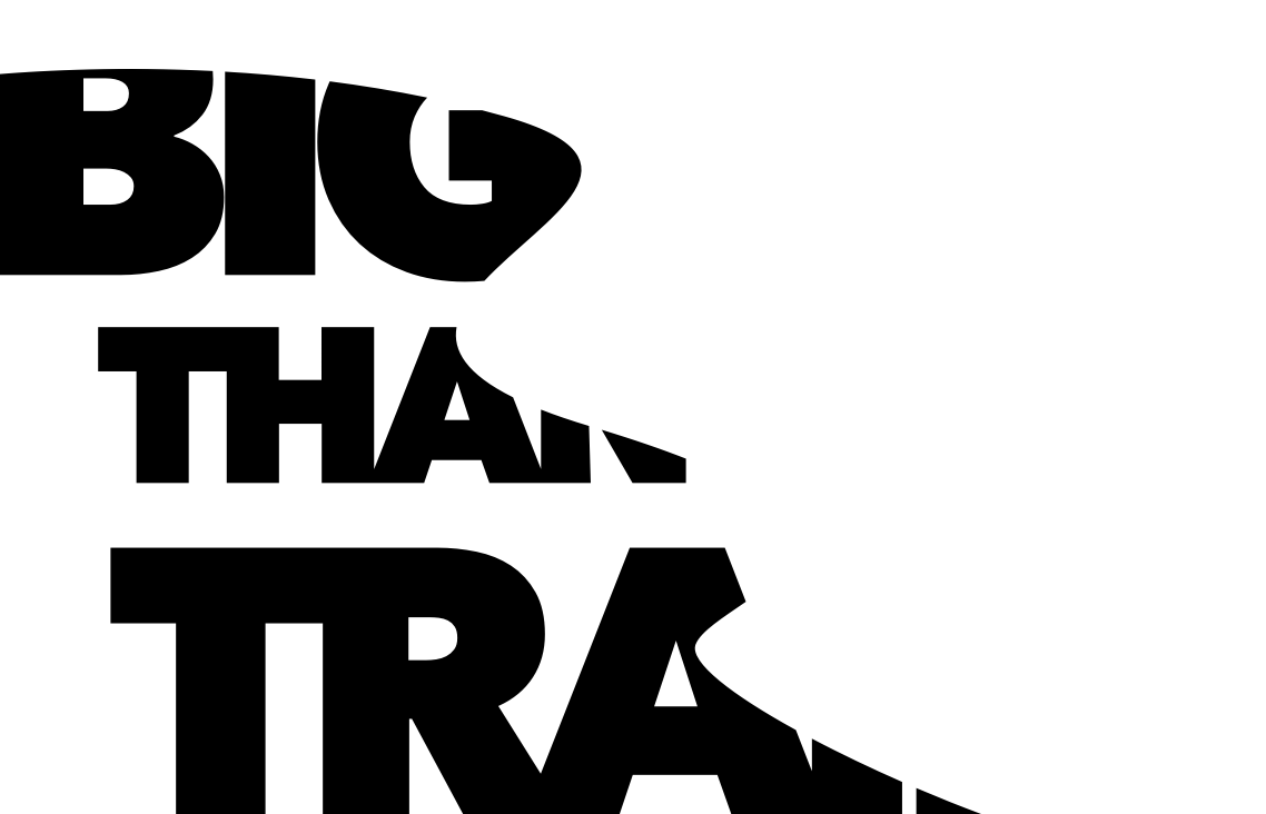 Bigger Than The Trail - Graphic Design Clipart (1138x732), Png Download