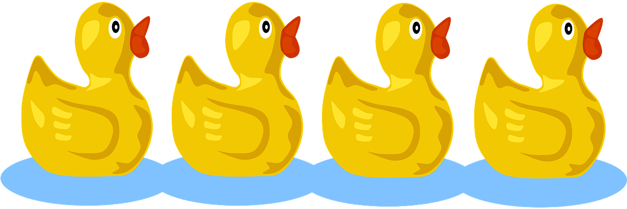 Ducklings Squeaking Follow Water Png Image Clipart (1280x640), Png Download