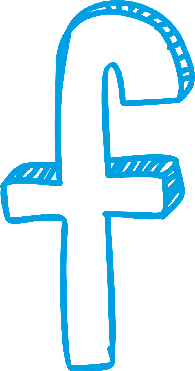 Facebook Logo Face Fb Sketch Png Image - Facebook Logo Clipart (674x1280), Png Download