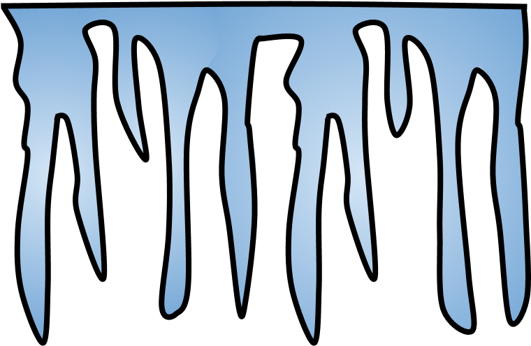 Icicle, Light Blue - Blue Clipart (816x1056), Png Download