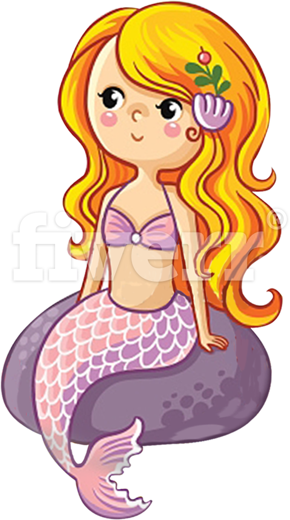 Mermaid Clipart (1200x1500), Png Download