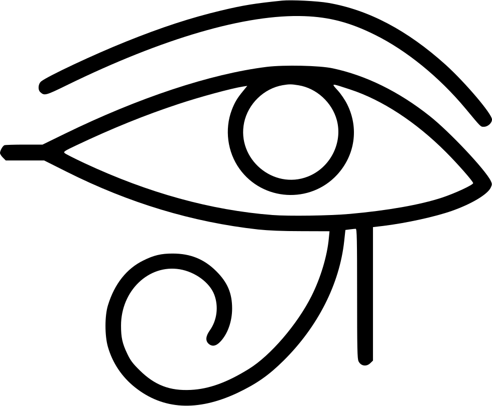 Pharaoh Eye Comments - Icon Clipart (980x810), Png Download