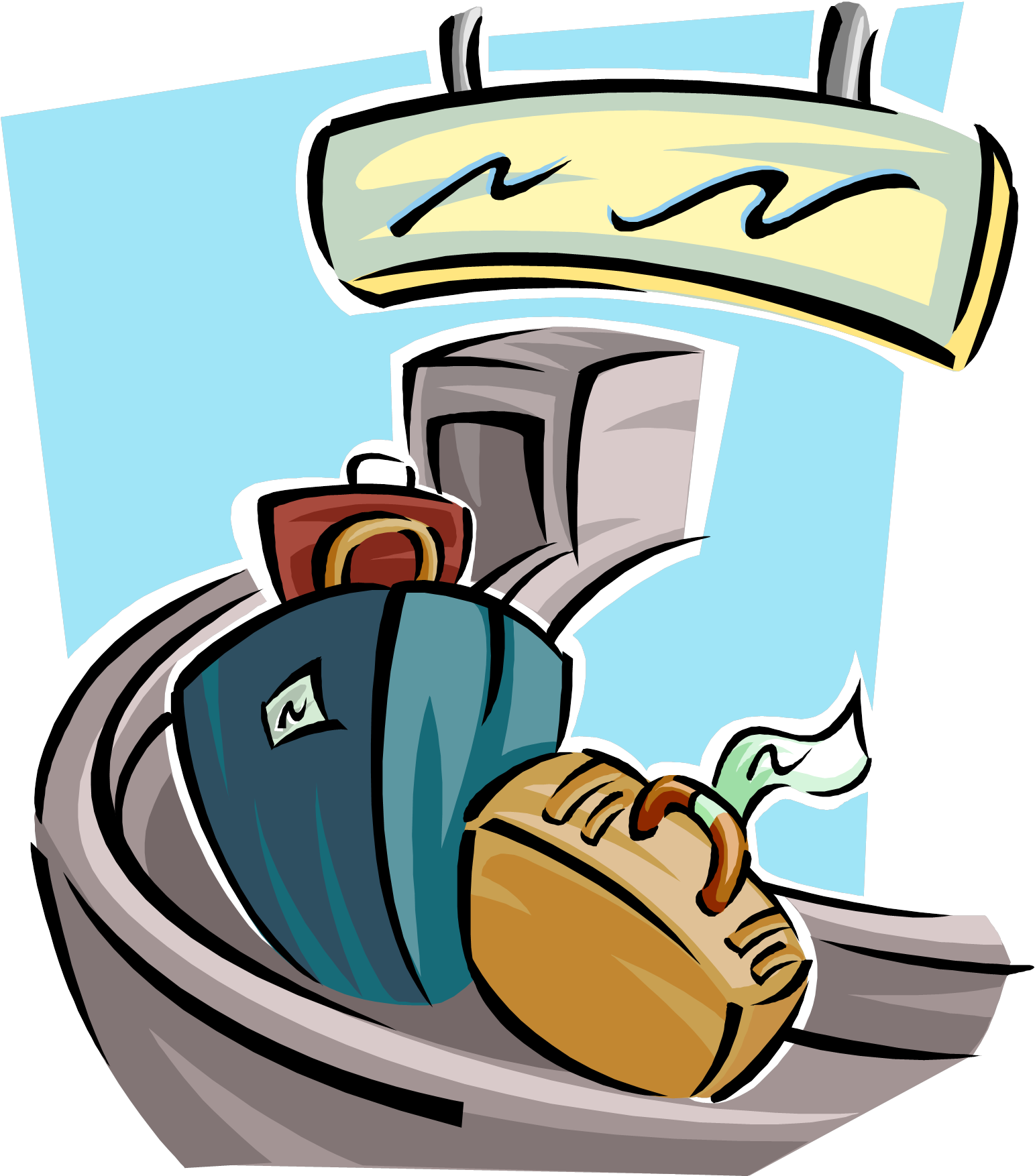 Travel - Gepäckband Clipart - Png Download (1552x1780), Png Download