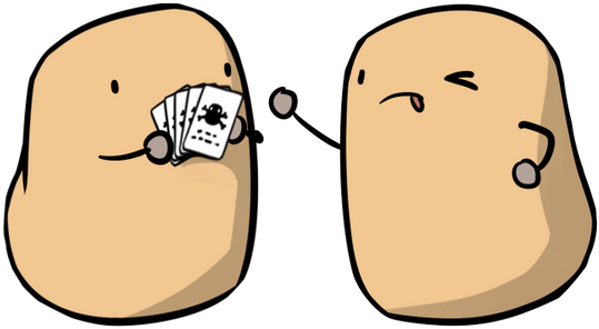 The Great Potato Faq Compilator - Cartoon Clipart (800x450), Png Download