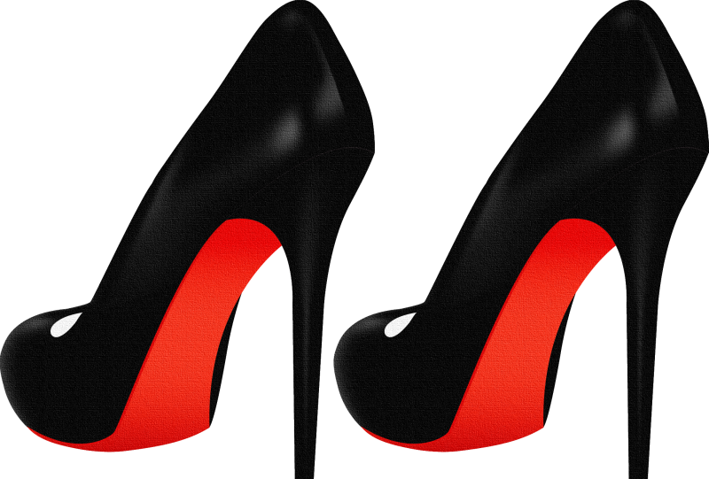 Clip Shoes Platform Clip Art Library - High Heel Shoes Svg - Png Download (800x541), Png Download