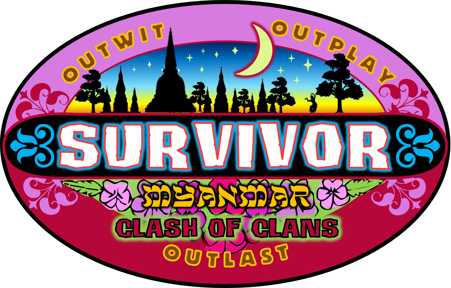 Survivor - Myanmar - Survivor Fans Vs Favorites Logo Clipart (1480x948), Png Download