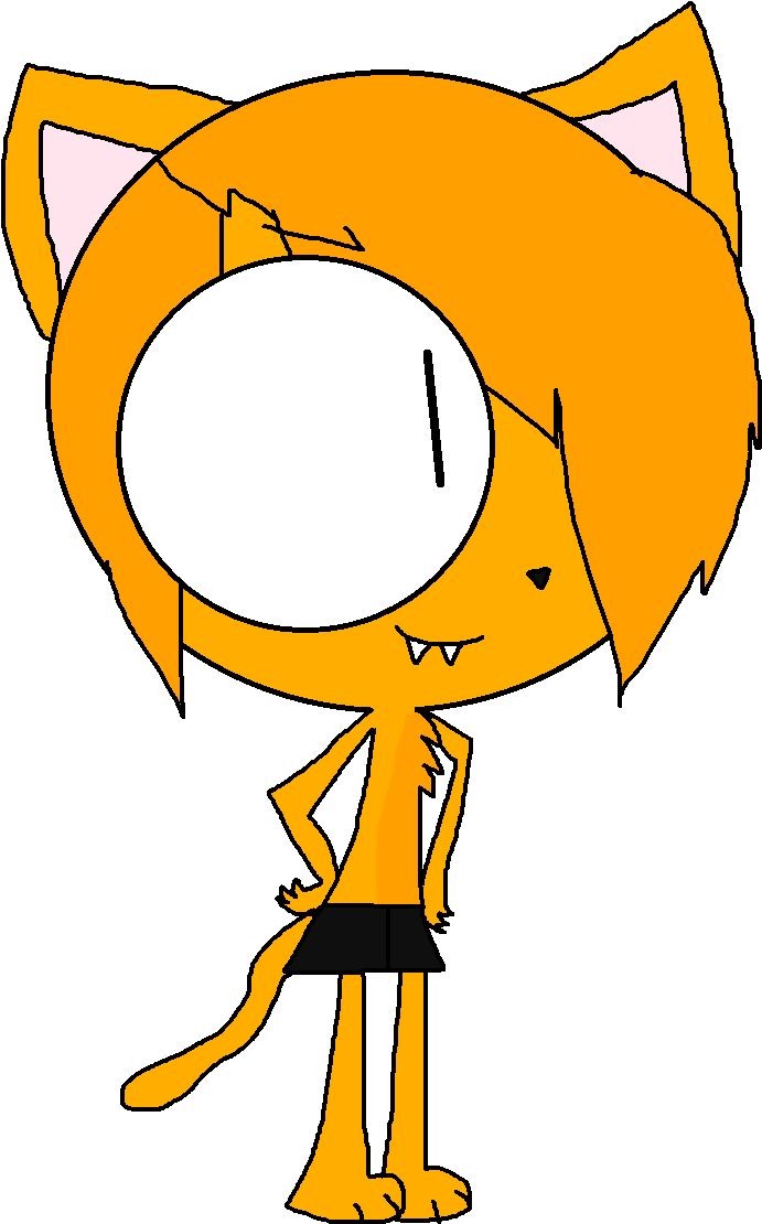 Cat's Eye - Cartoon Clipart (937x1256), Png Download